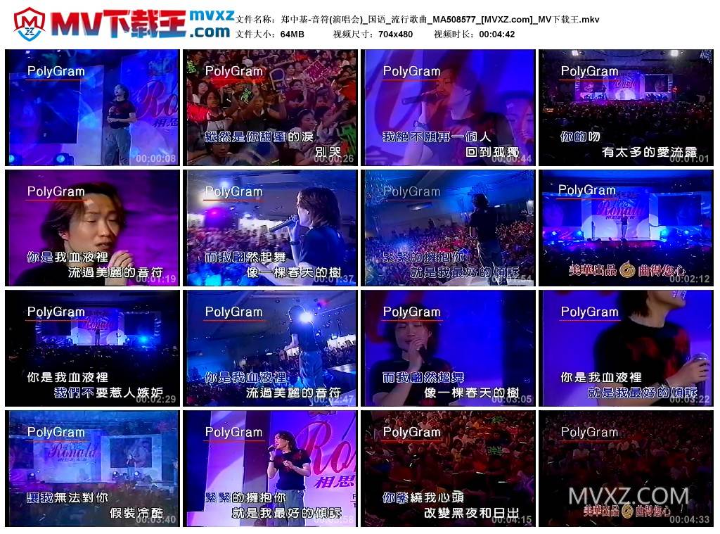 郑中基-音符(演唱会)_国语_流行歌曲_MA508577